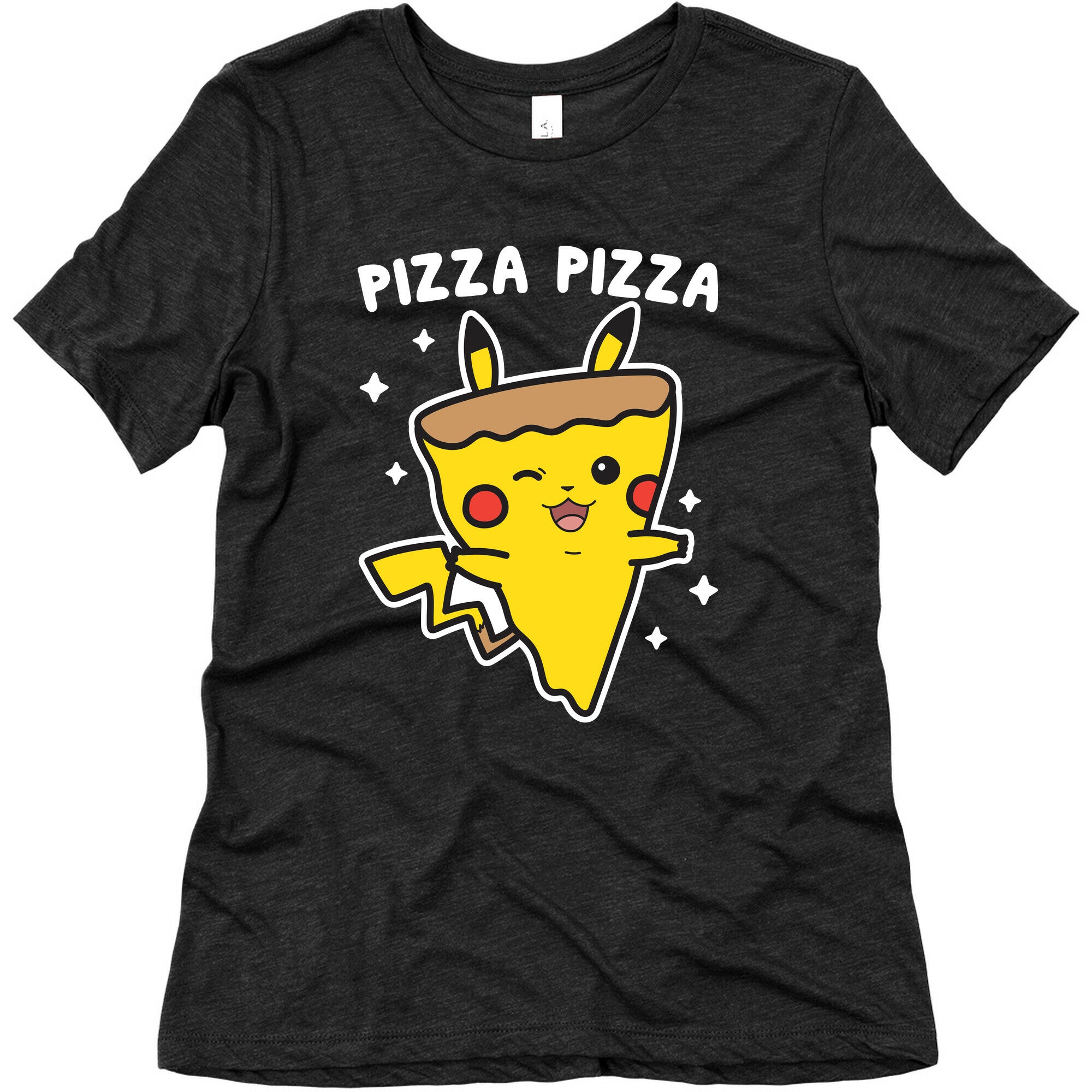 Pizza Pizza Pikachu Parody Women's Triblend Tee