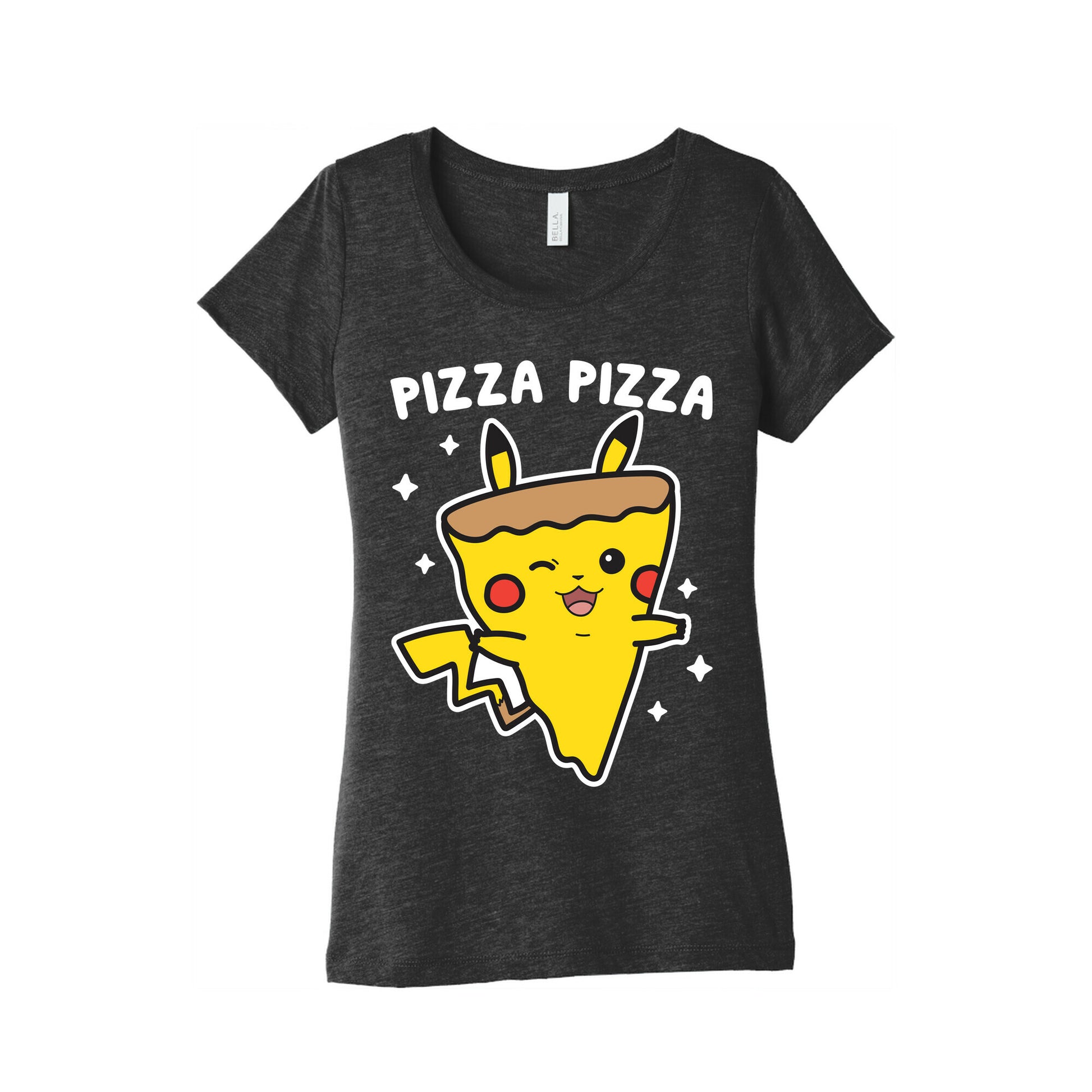 Pizza Pizza Pikachu Parody Women's Triblend Tee