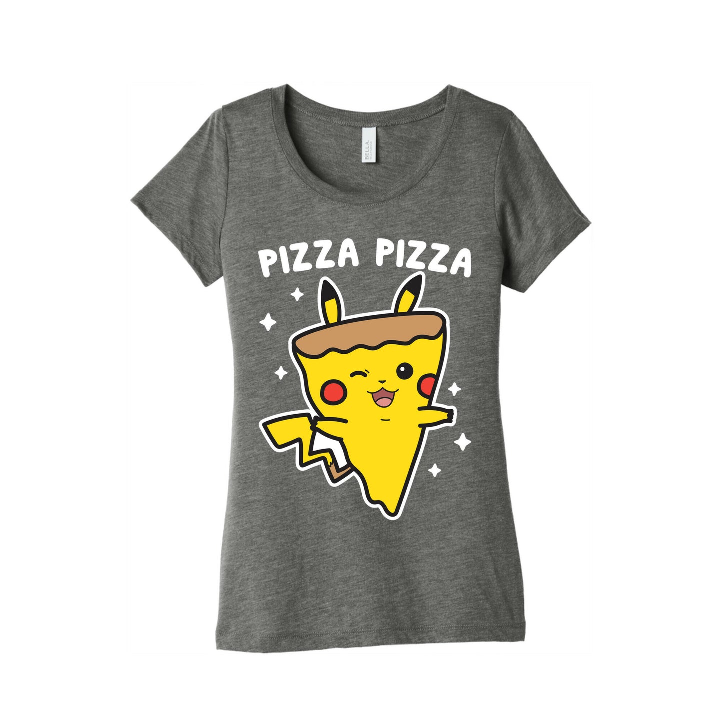 Pizza Pizza Pikachu Parody Women's Triblend Tee