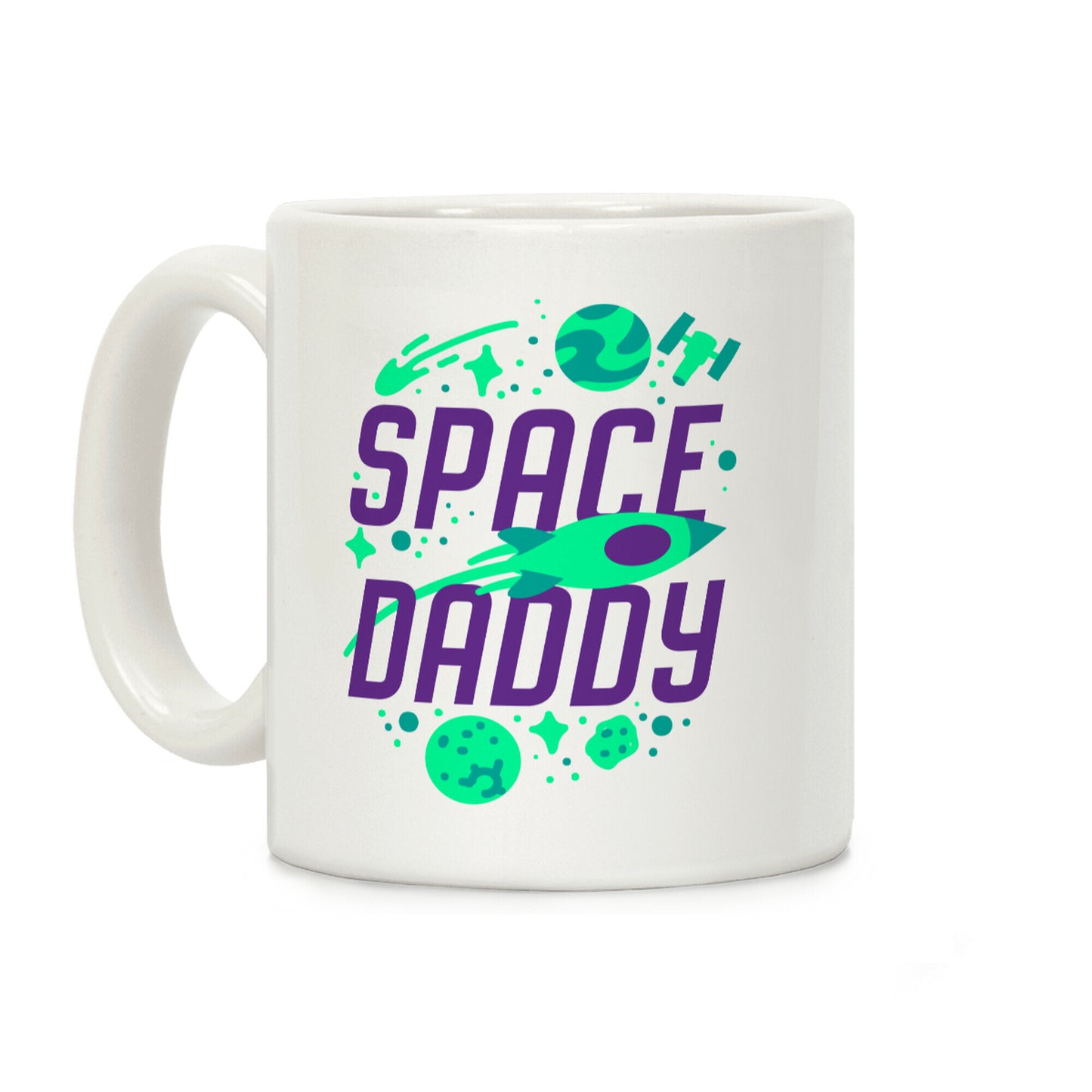 Space Daddy (Green) Coffee Mug