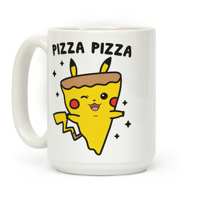 Pizza Pizza Pikachu Parody Coffee Mug