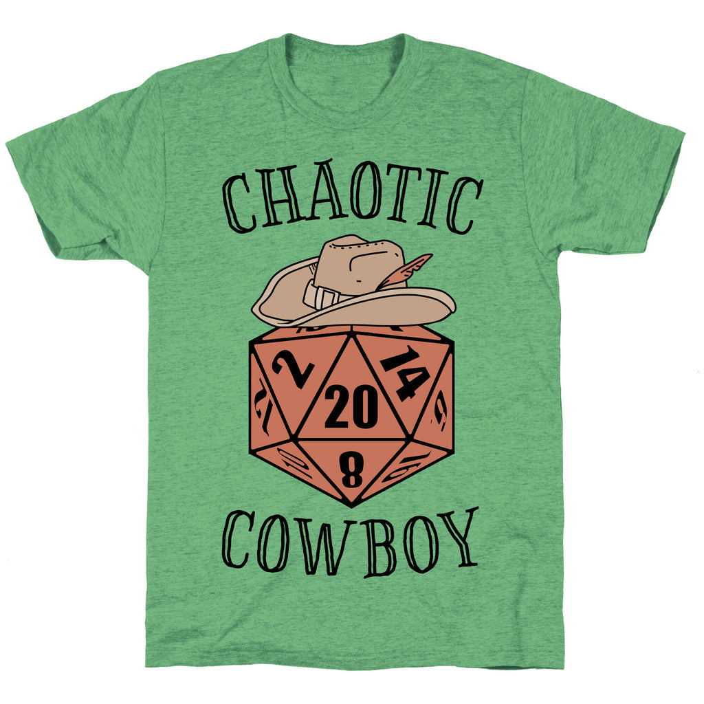 Chaotic cowboy Unisex Triblend Tee