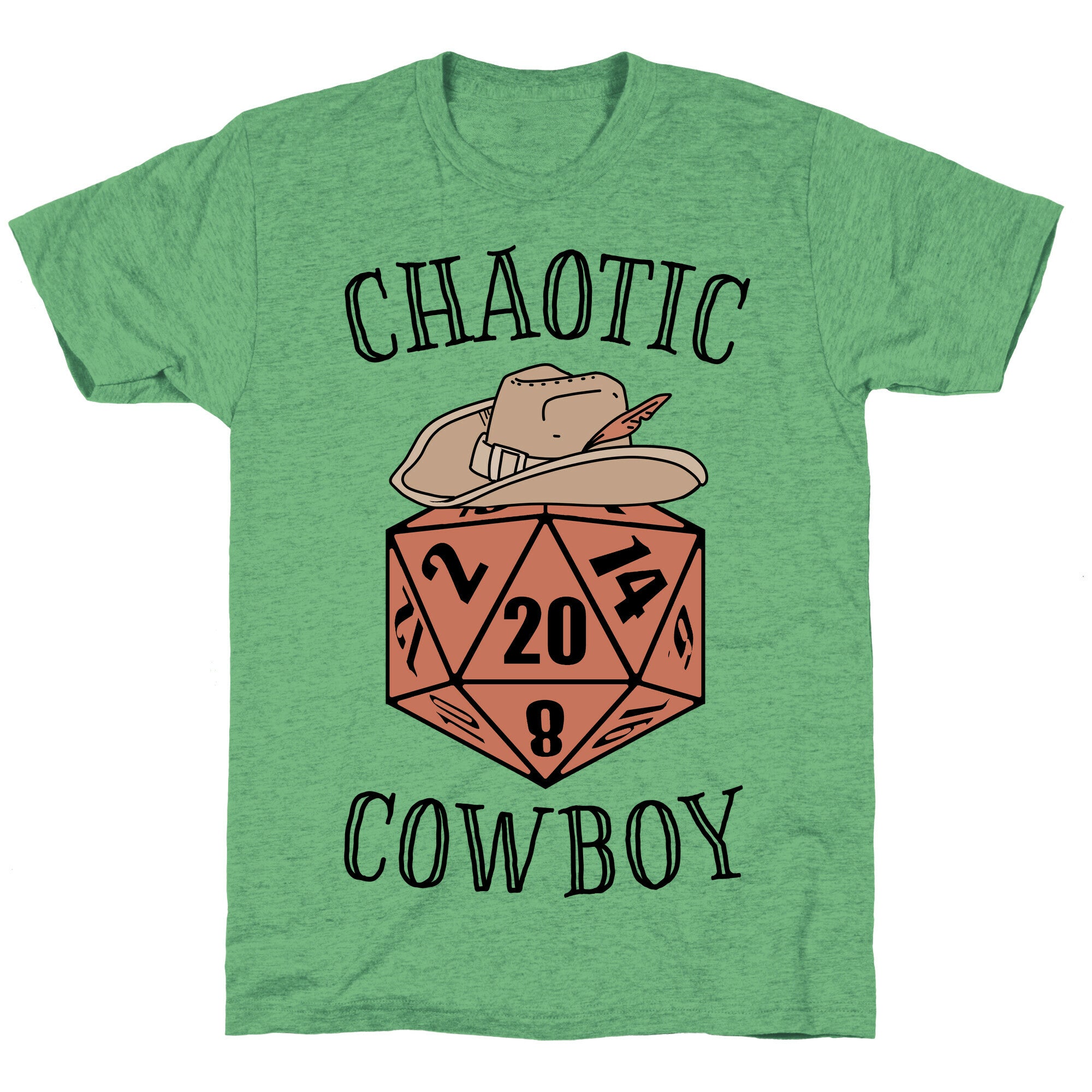 Chaotic cowboy Unisex Triblend Tee