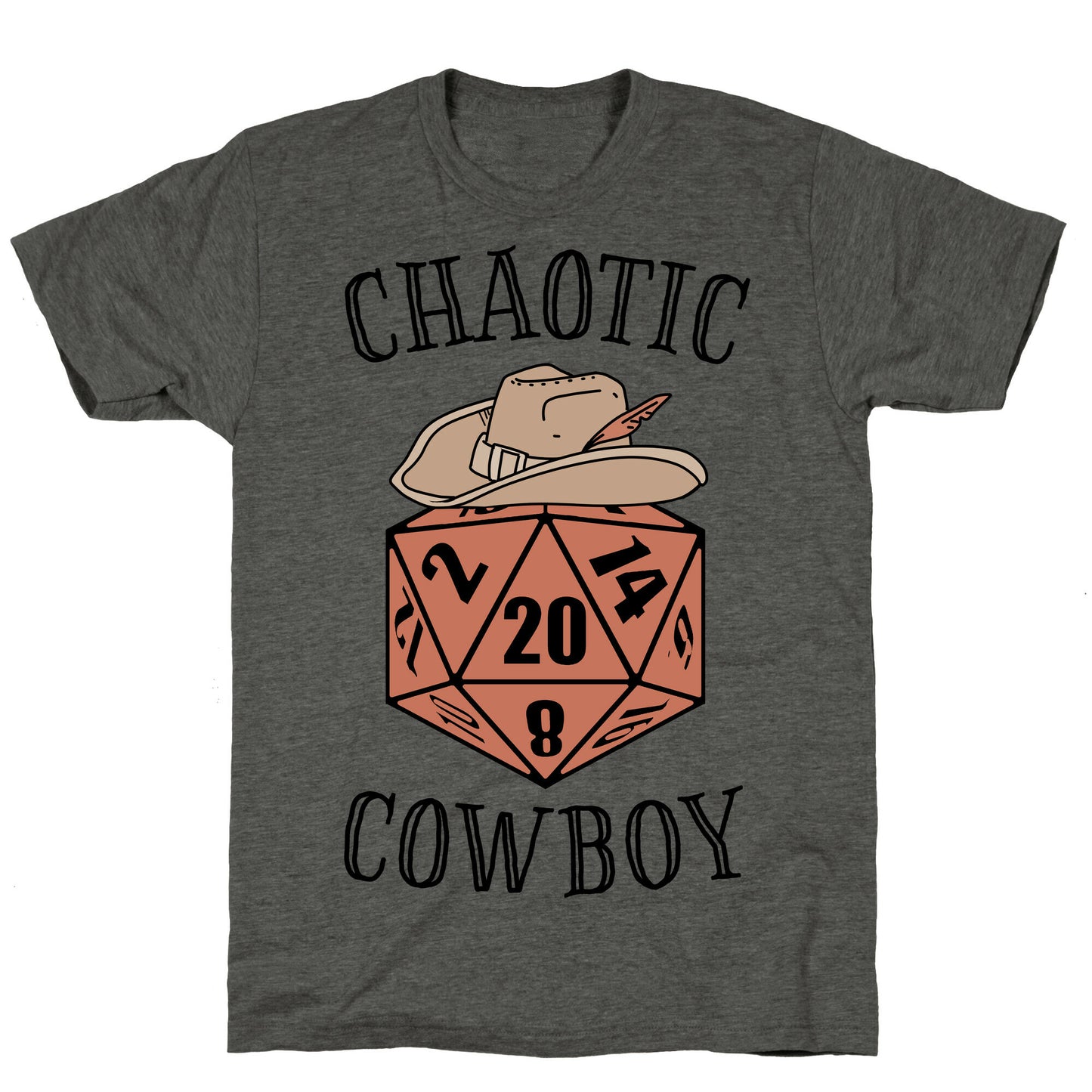 Chaotic cowboy Unisex Triblend Tee