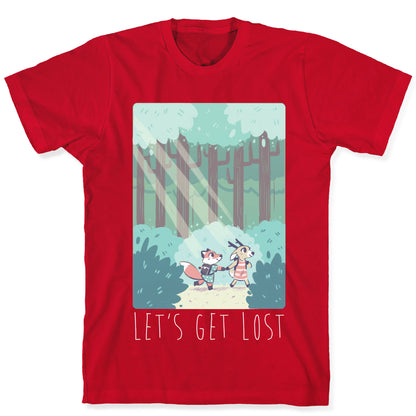 Let's Get Lost - Fox and Deer T-Shirt