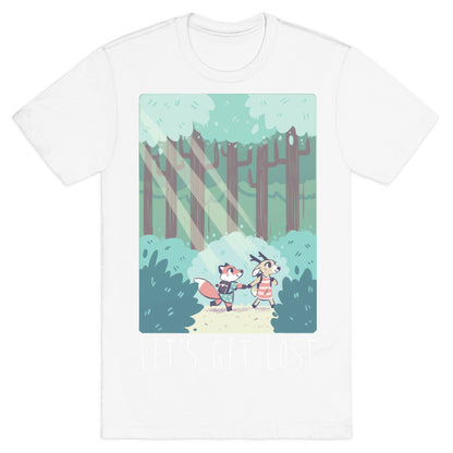 Let's Get Lost - Fox and Deer T-Shirt