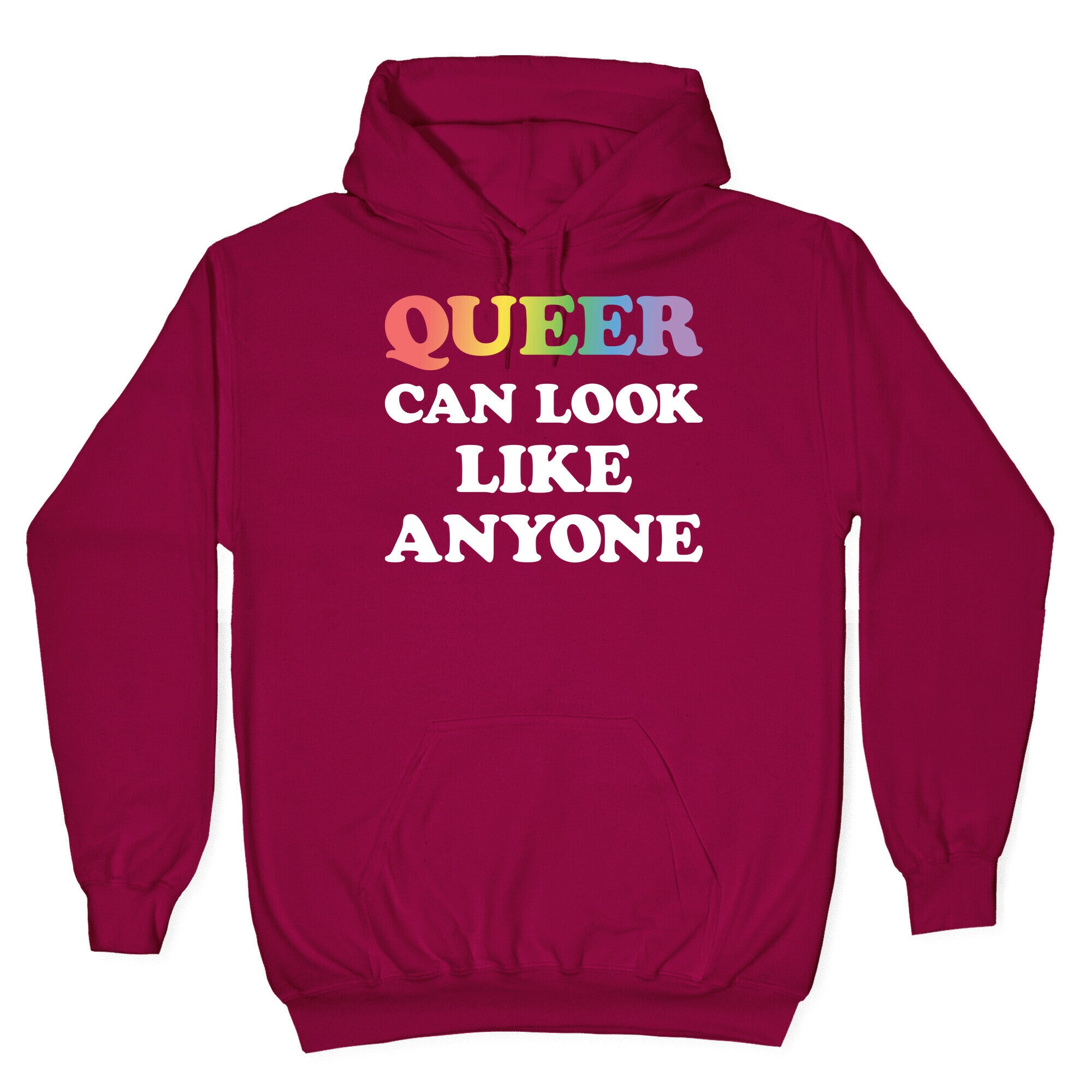 Queer Can Look Like Anyone Hoodie