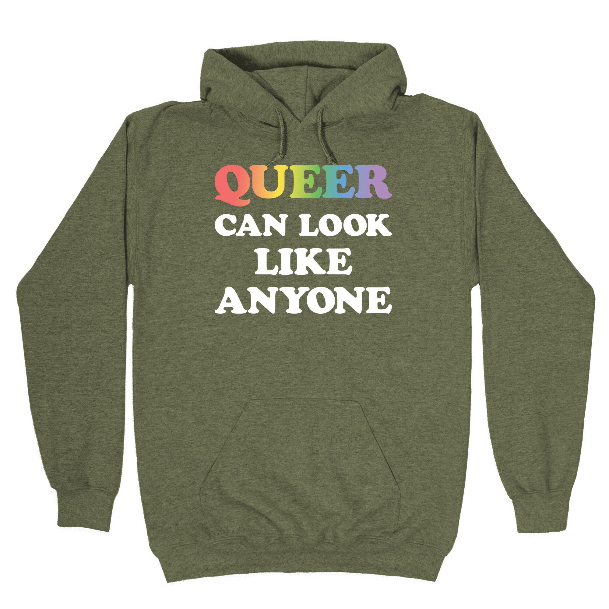 Queer Can Look Like Anyone Hoodie