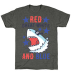 Red, Great White and Blue Unisex Triblend Tee