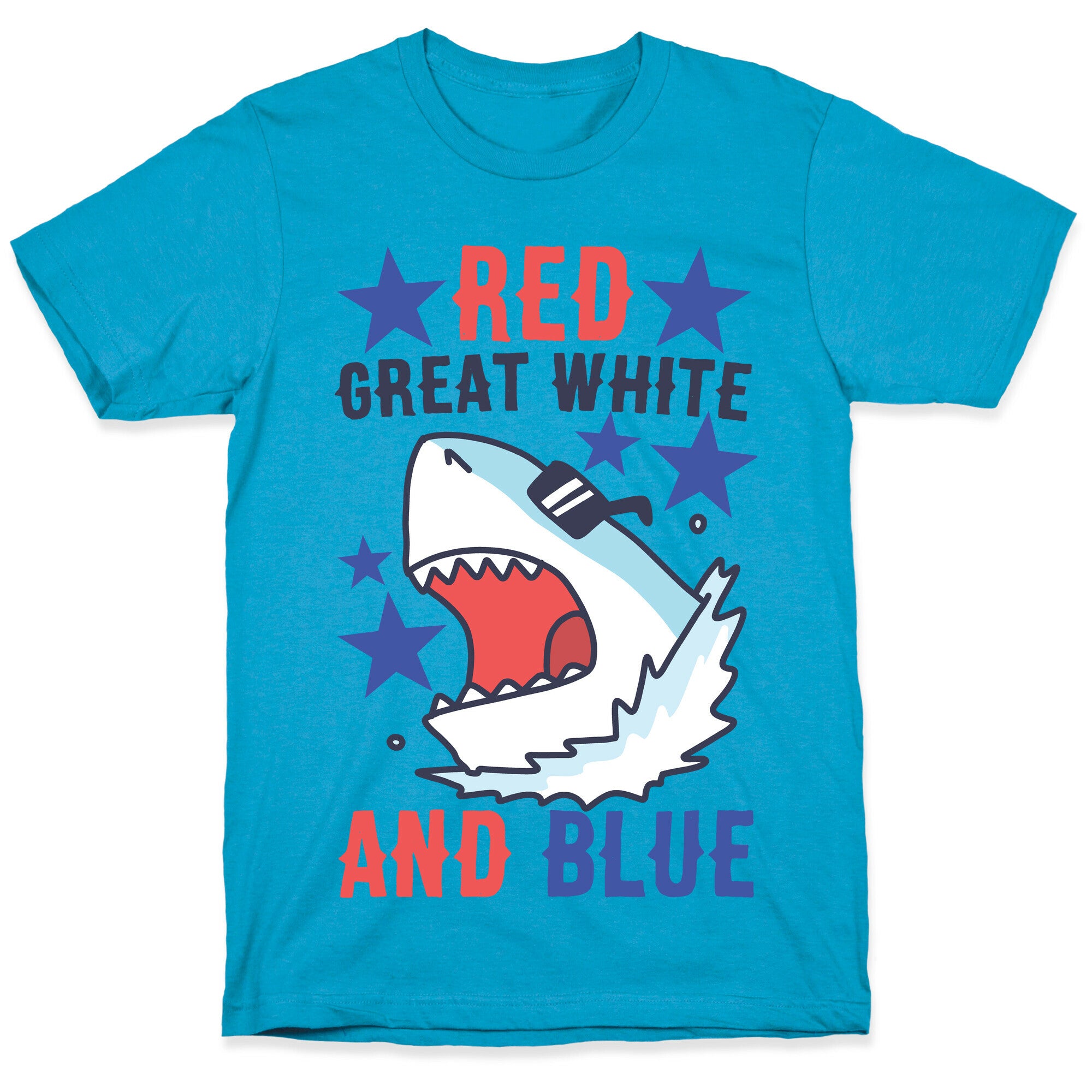 Red, Great White and Blue Unisex Triblend Tee