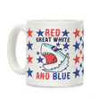 Red, Great White and Blue Coffee Mug