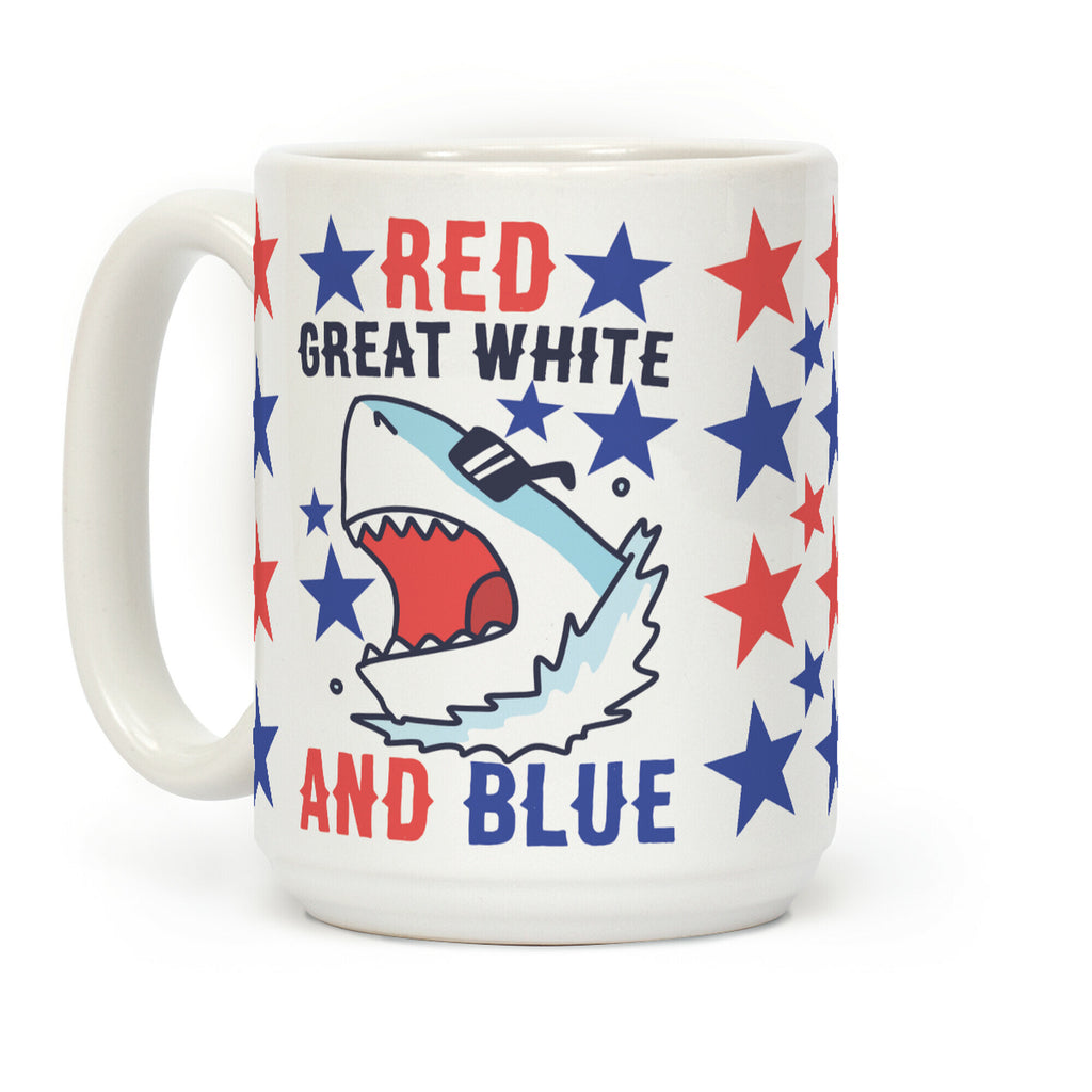 Red, Great White and Blue Coffee Mug