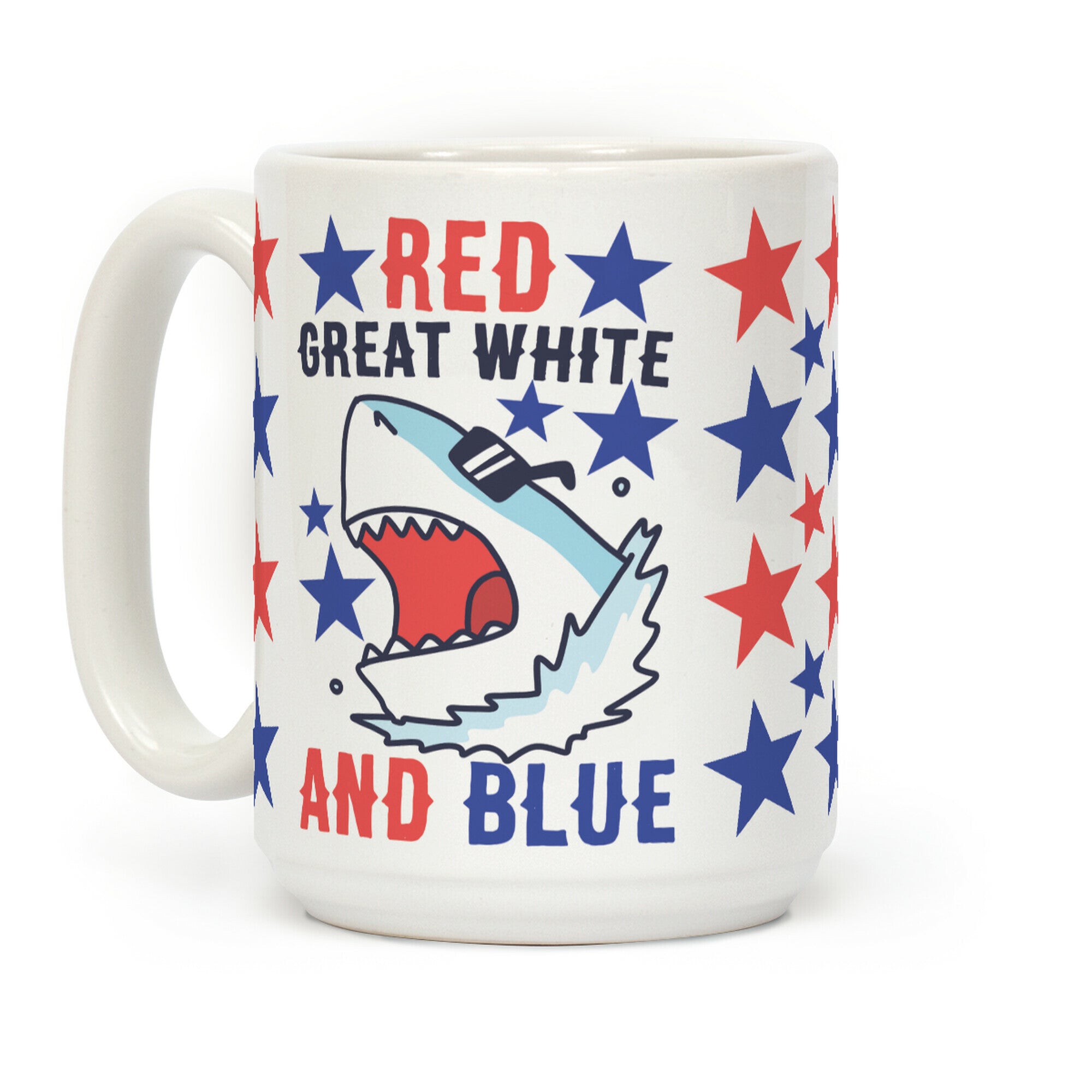 Red, Great White and Blue Coffee Mug