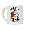 America F*** Yeah Washington Unicorn Coffee Mug