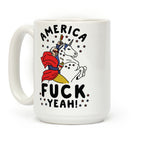 America F*** Yeah Washington Unicorn Coffee Mug