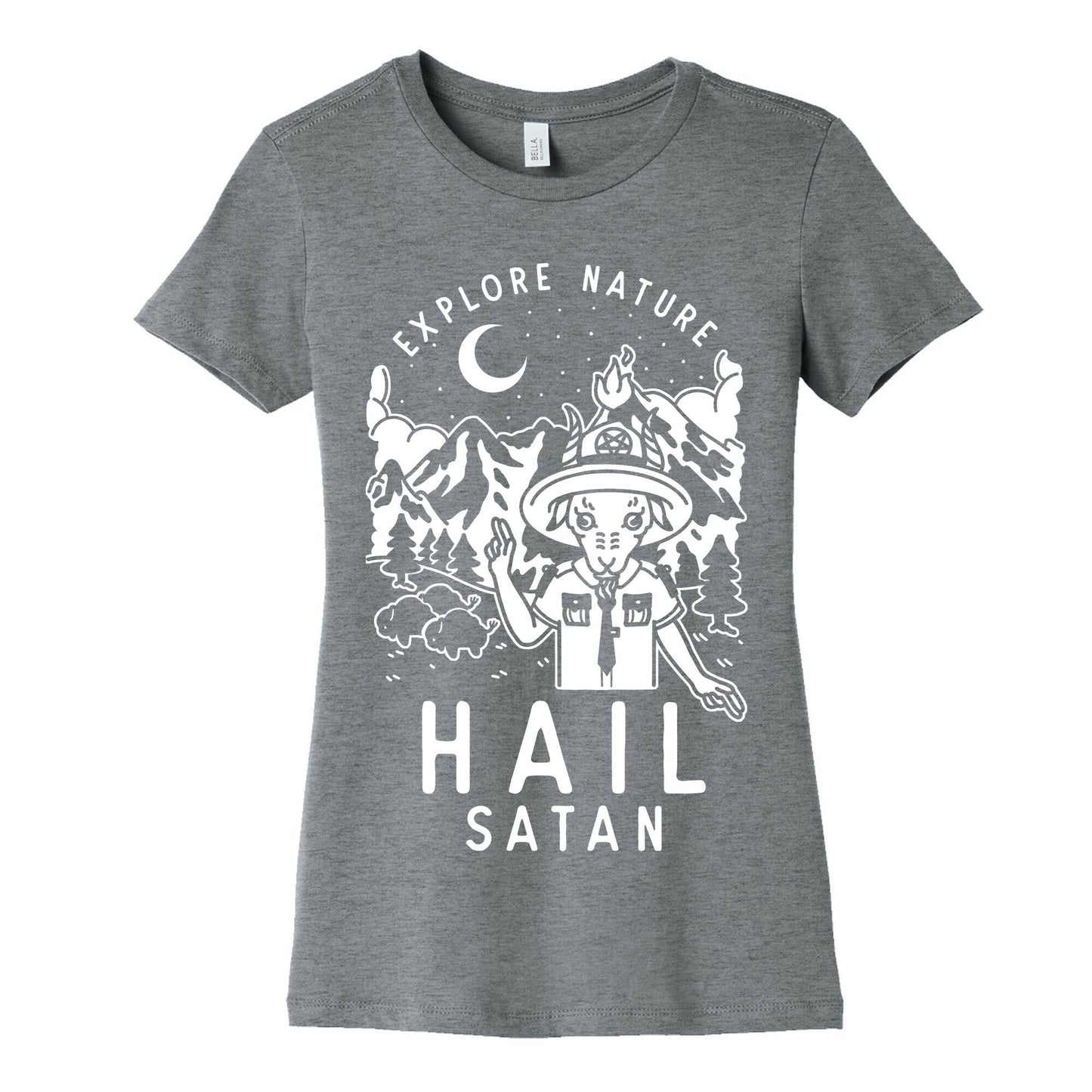 Explore Nature Hail Satan Women's Cotton Tee