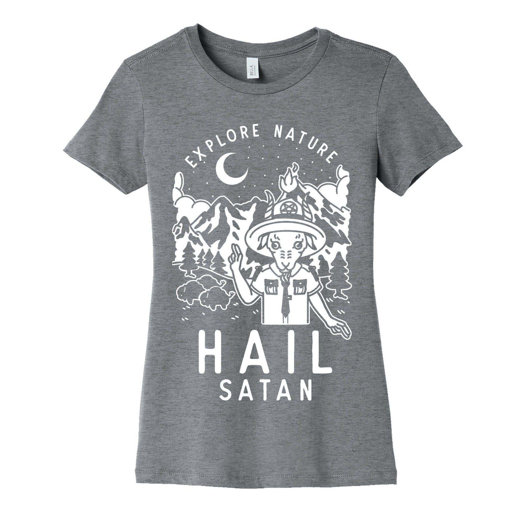 Explore Nature Hail Satan Women's Cotton Tee