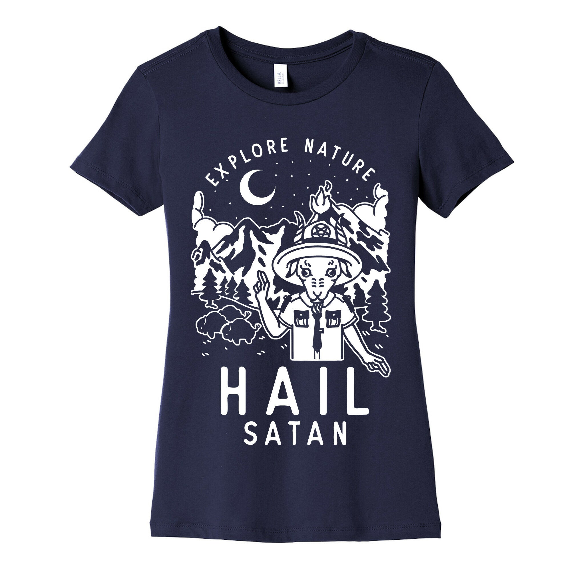 Explore Nature Hail Satan Women's Cotton Tee