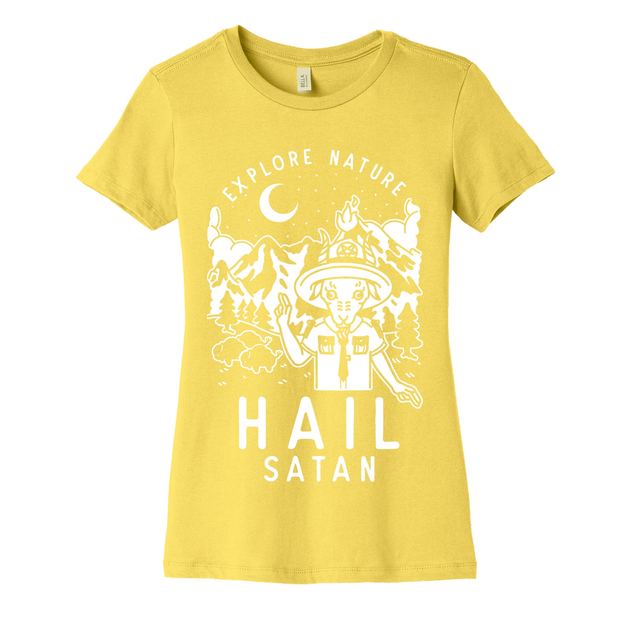 Explore Nature Hail Satan Women's Cotton Tee