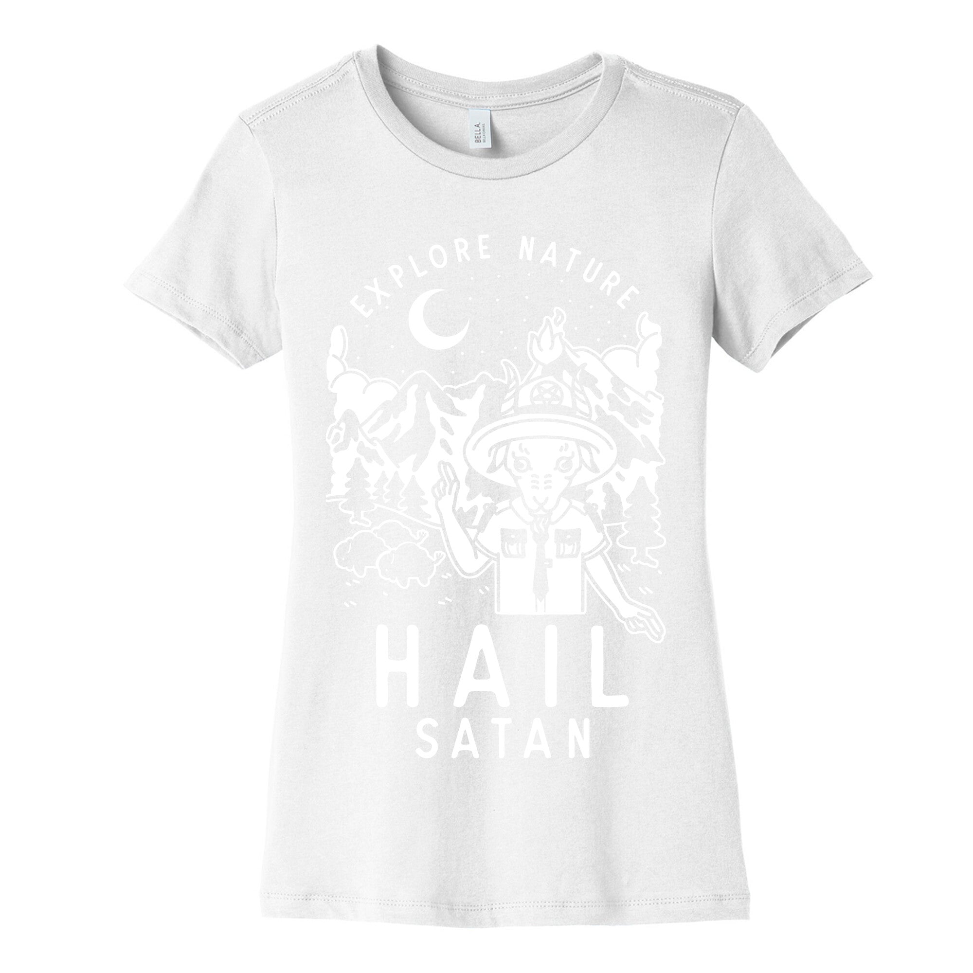 Explore Nature Hail Satan Women's Cotton Tee