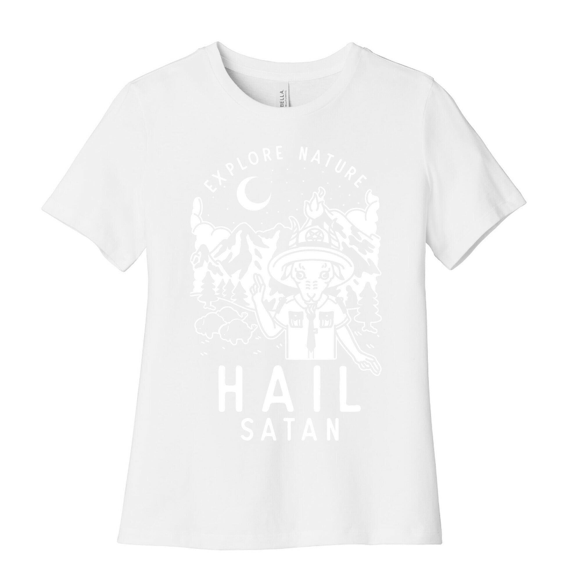 Explore Nature Hail Satan Women's Cotton Tee