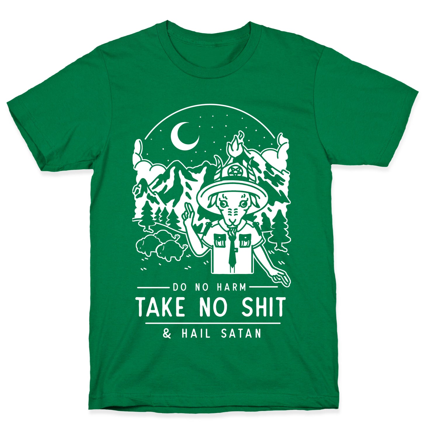 Do No Harm Take No Shit & Hail Satan T-Shirt