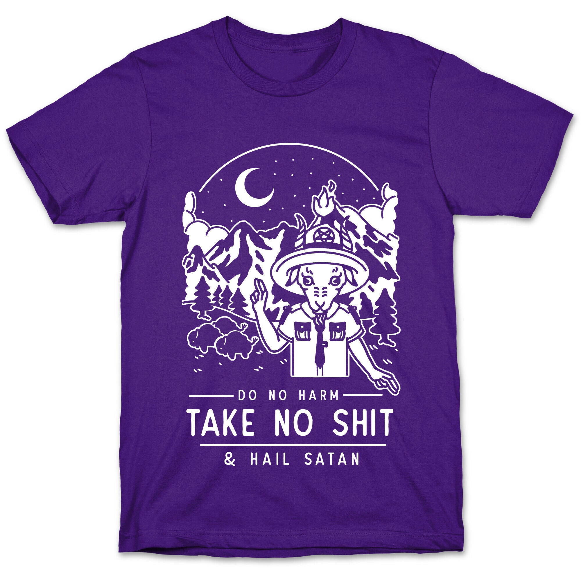 Do No Harm Take No Shit & Hail Satan T-Shirt