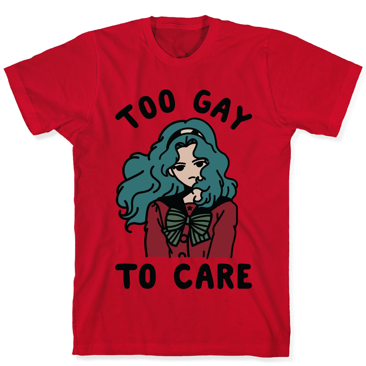 Too Gay To Care Michiru T-Shirt