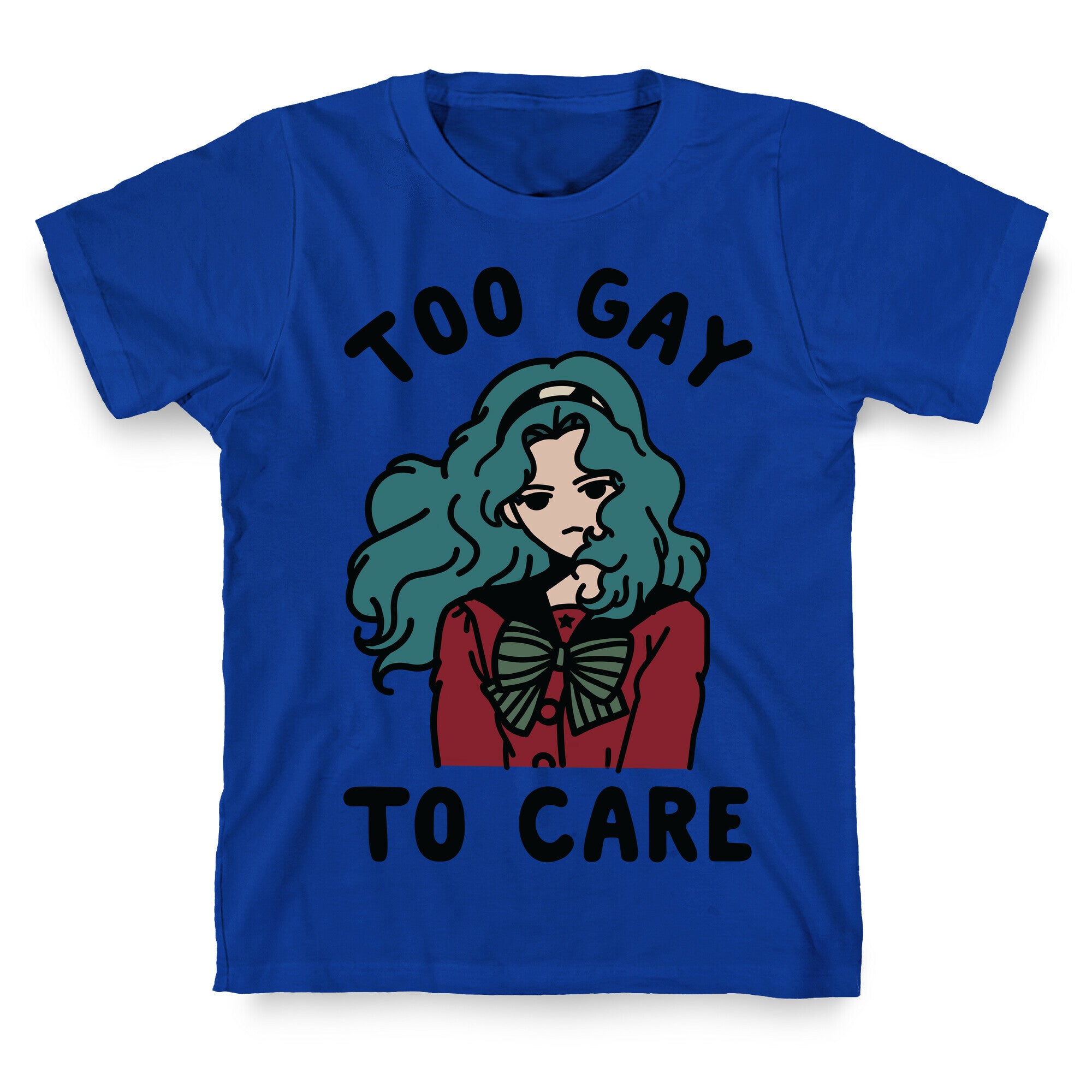 Too Gay To Care Michiru T-Shirt