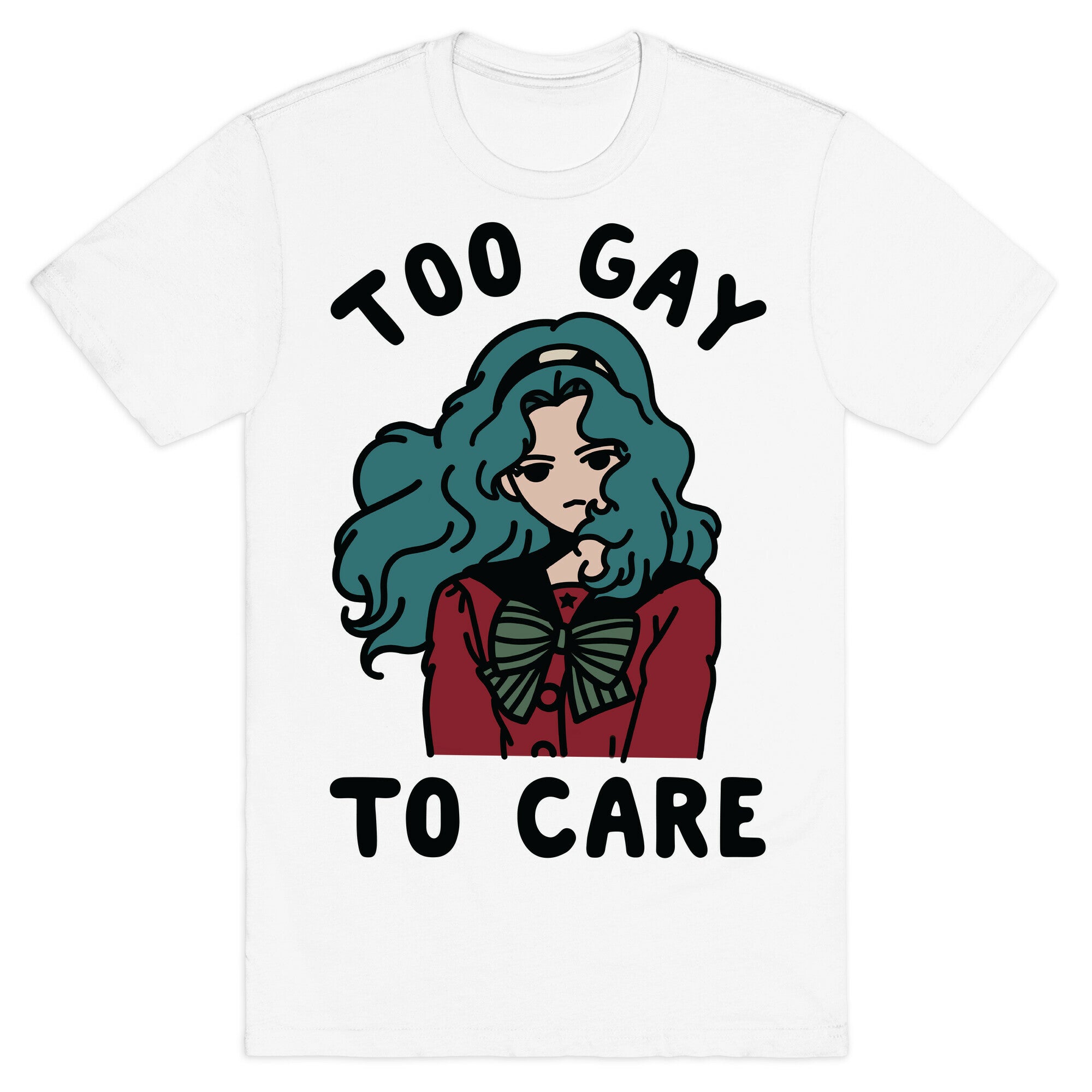 Too Gay To Care Michiru T-Shirt