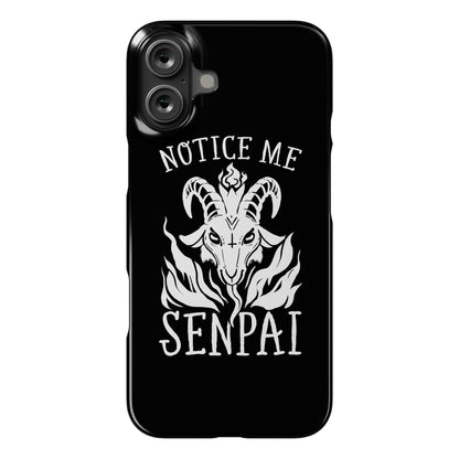 Notice Me Senpai! (Baphomet) Phone Case