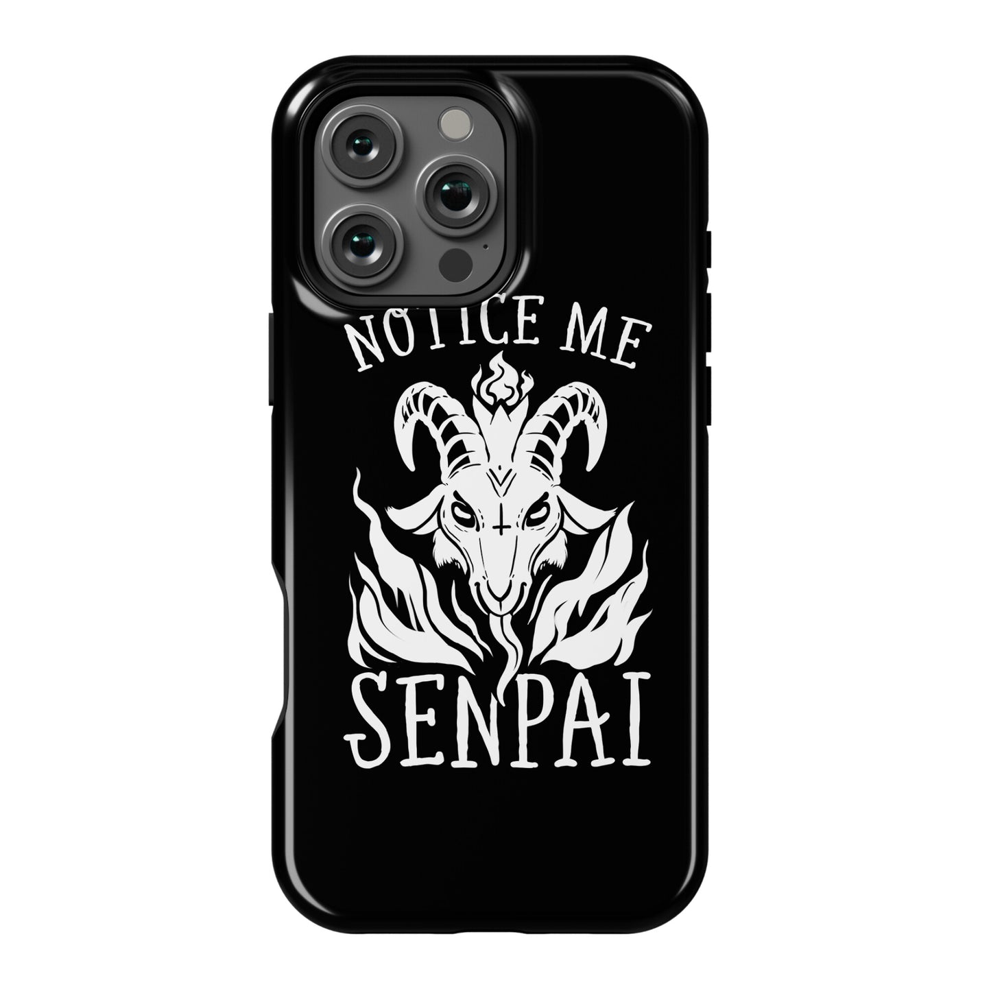 Notice Me Senpai! (Baphomet) Phone Case