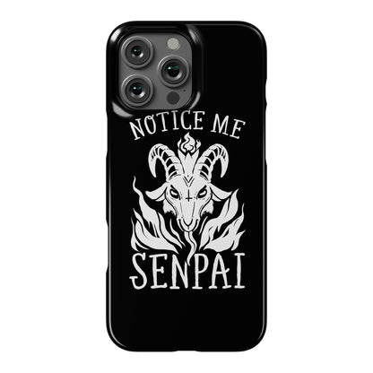 Notice Me Senpai! (Baphomet) Phone Case