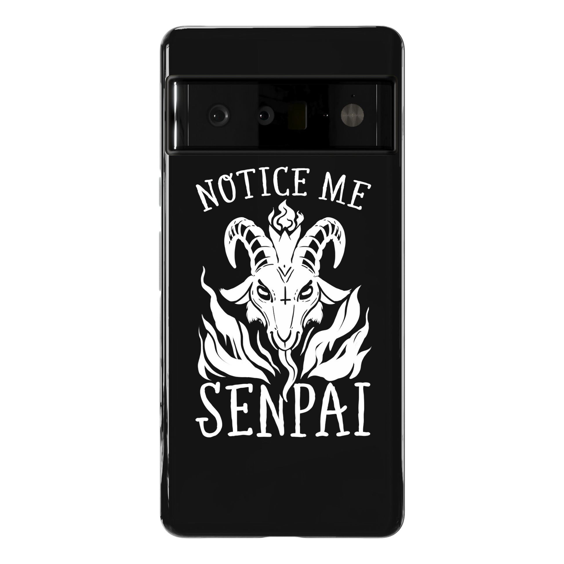 Notice Me Senpai! (Baphomet) Phone Case