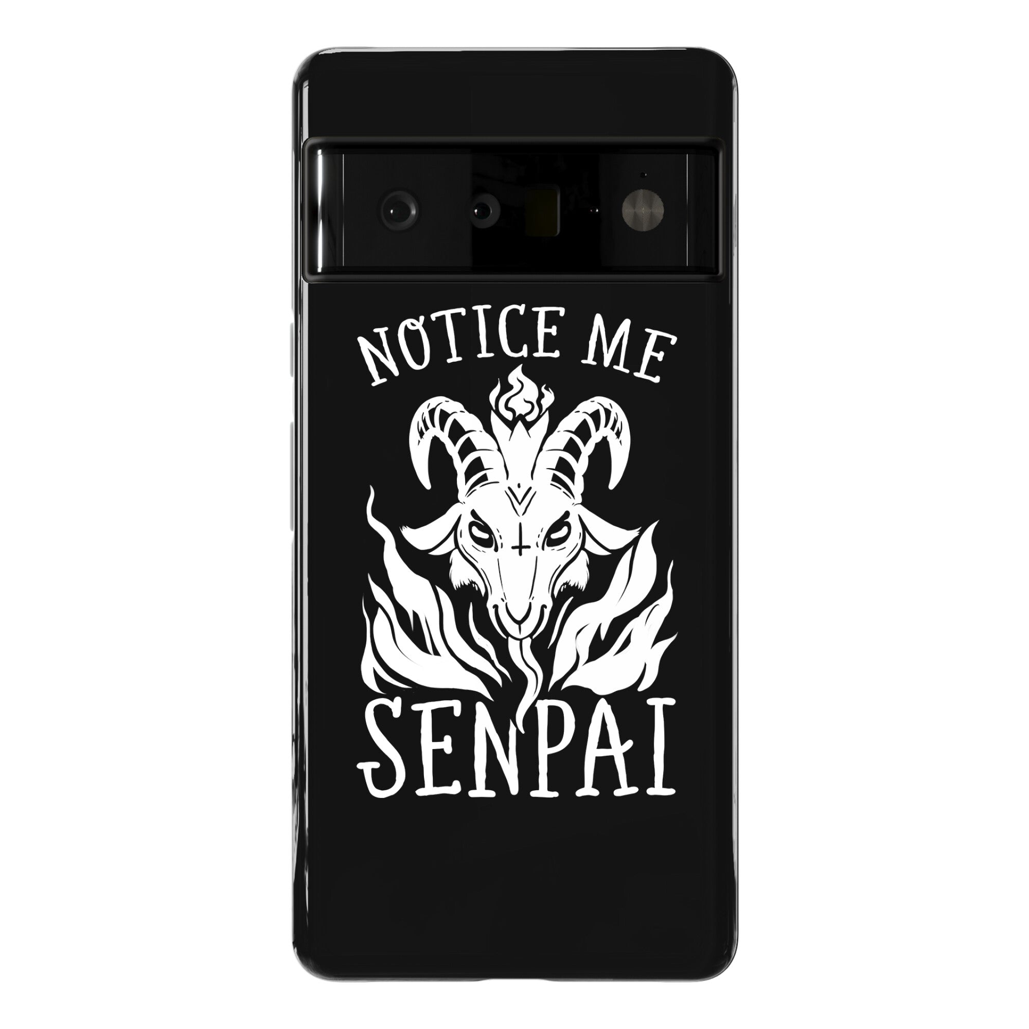 Notice Me Senpai! (Baphomet) Phone Case