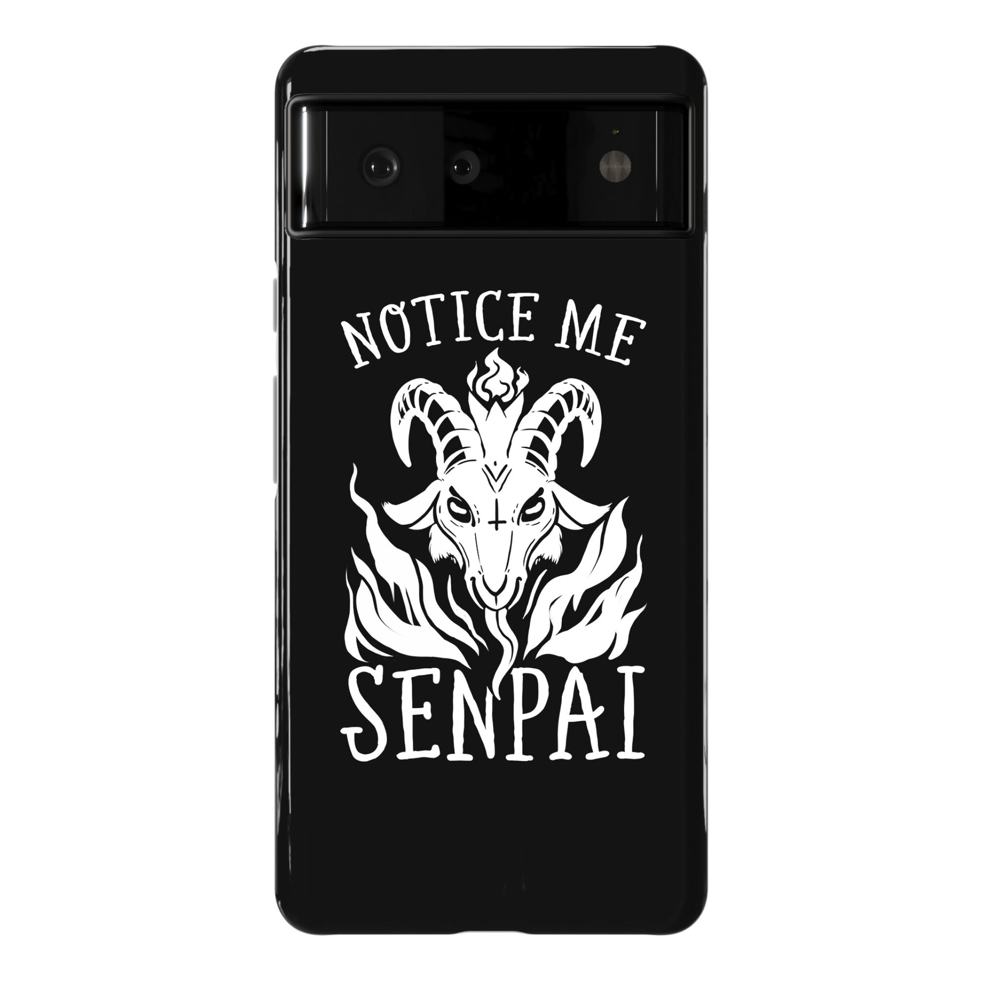 Notice Me Senpai! (Baphomet) Phone Case