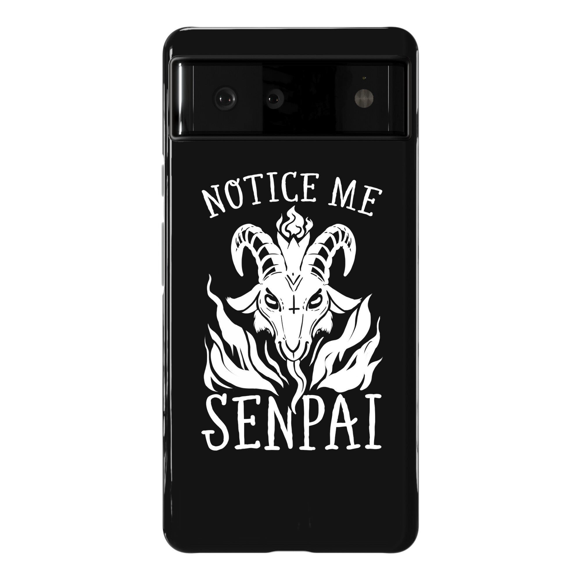 Notice Me Senpai! (Baphomet) Phone Case