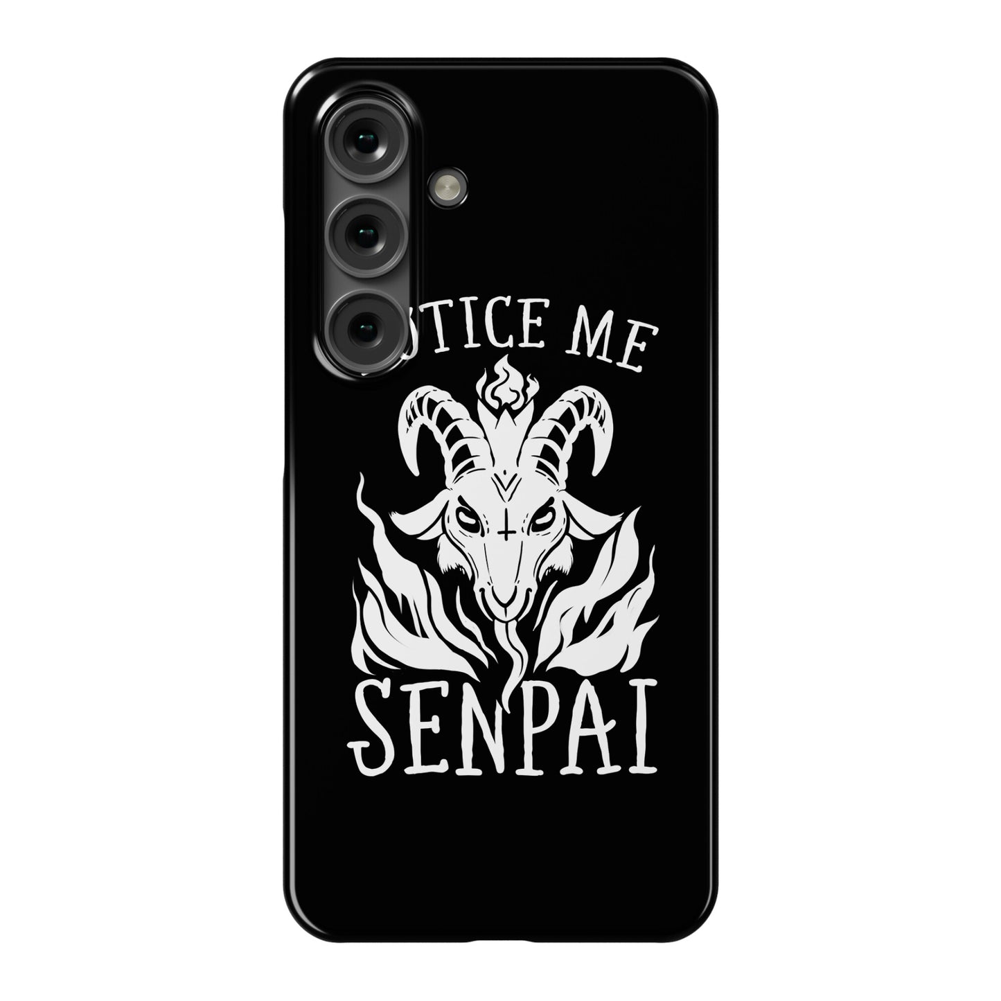 Notice Me Senpai! (Baphomet) Phone Case