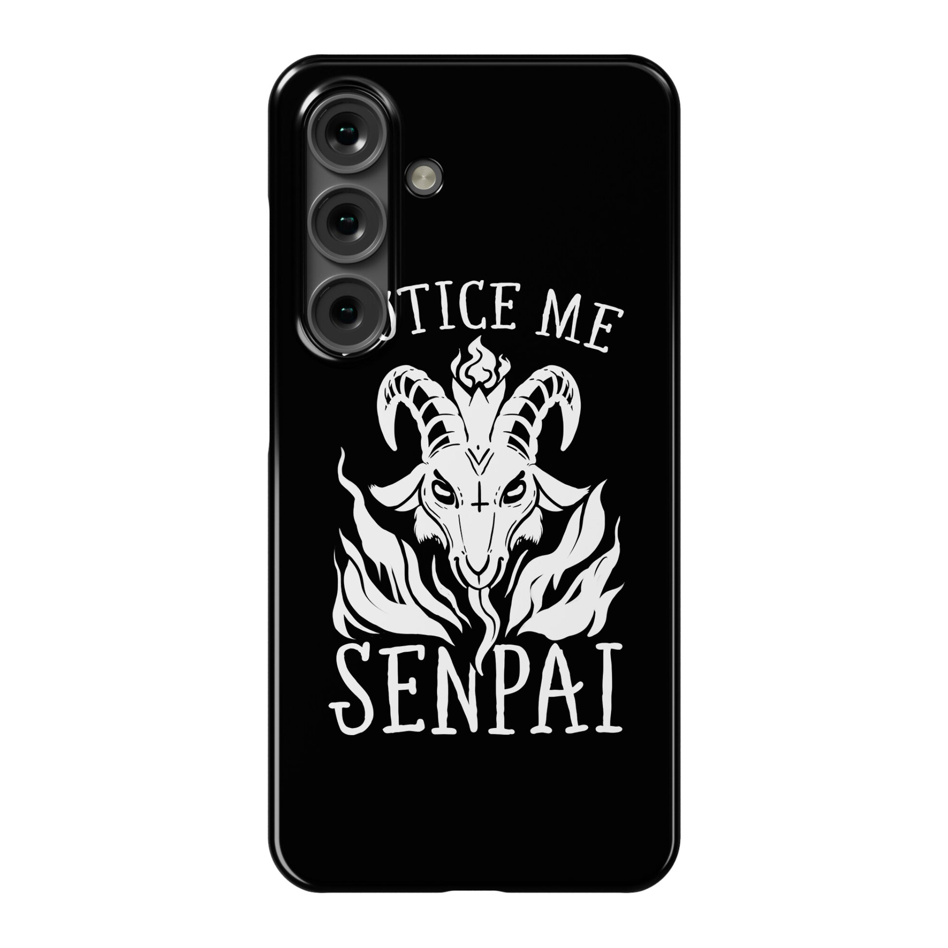 Notice Me Senpai! (Baphomet) Phone Case