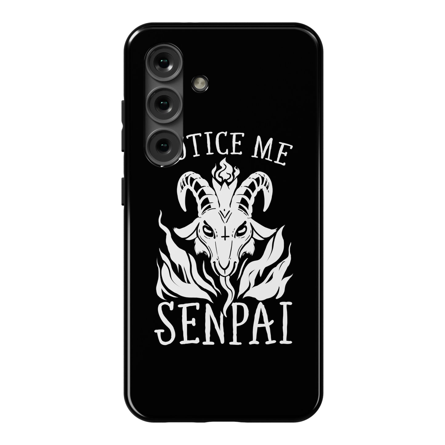 Notice Me Senpai! (Baphomet) Phone Case