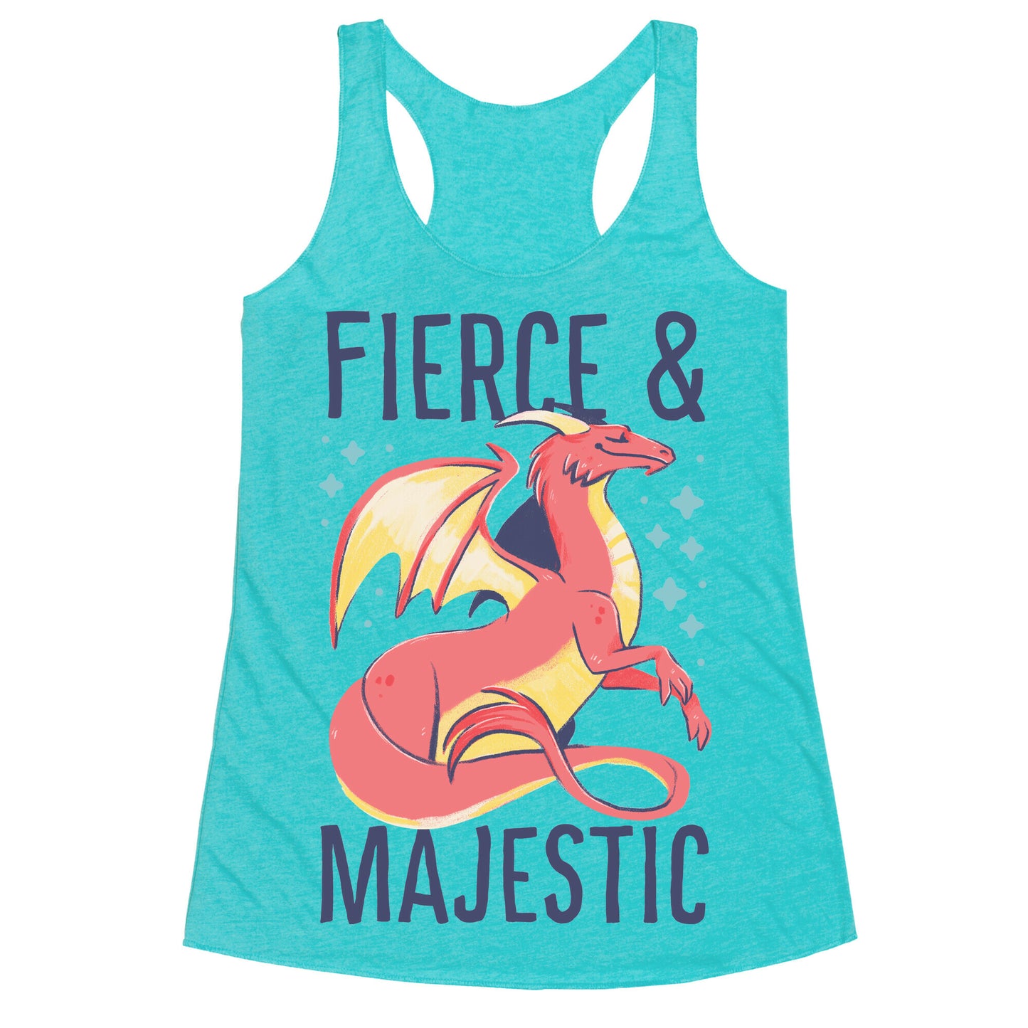 Fierce and Majestic - Dragon Racerback Tank