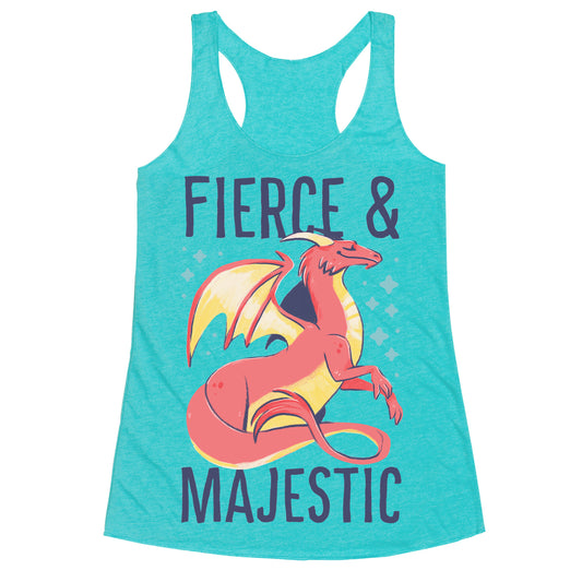 Fierce and Majestic - Dragon Racerback Tank