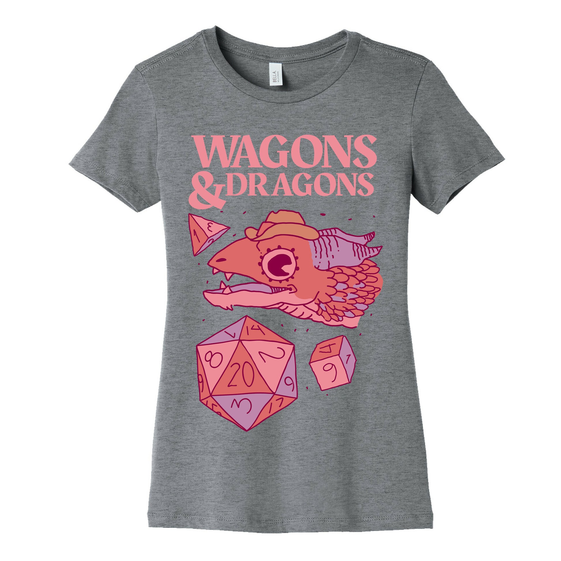 Wagons & Dragons Women's Cotton Tee