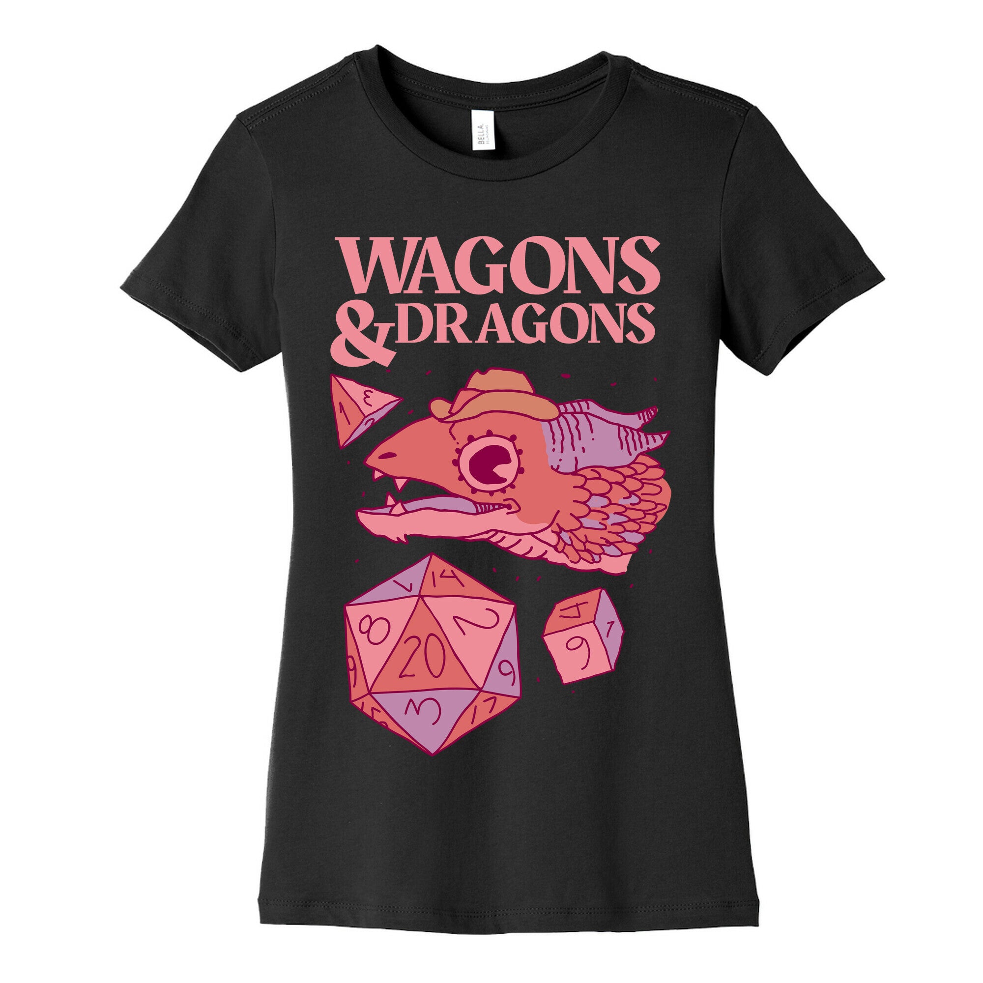 Wagons & Dragons Women's Cotton Tee