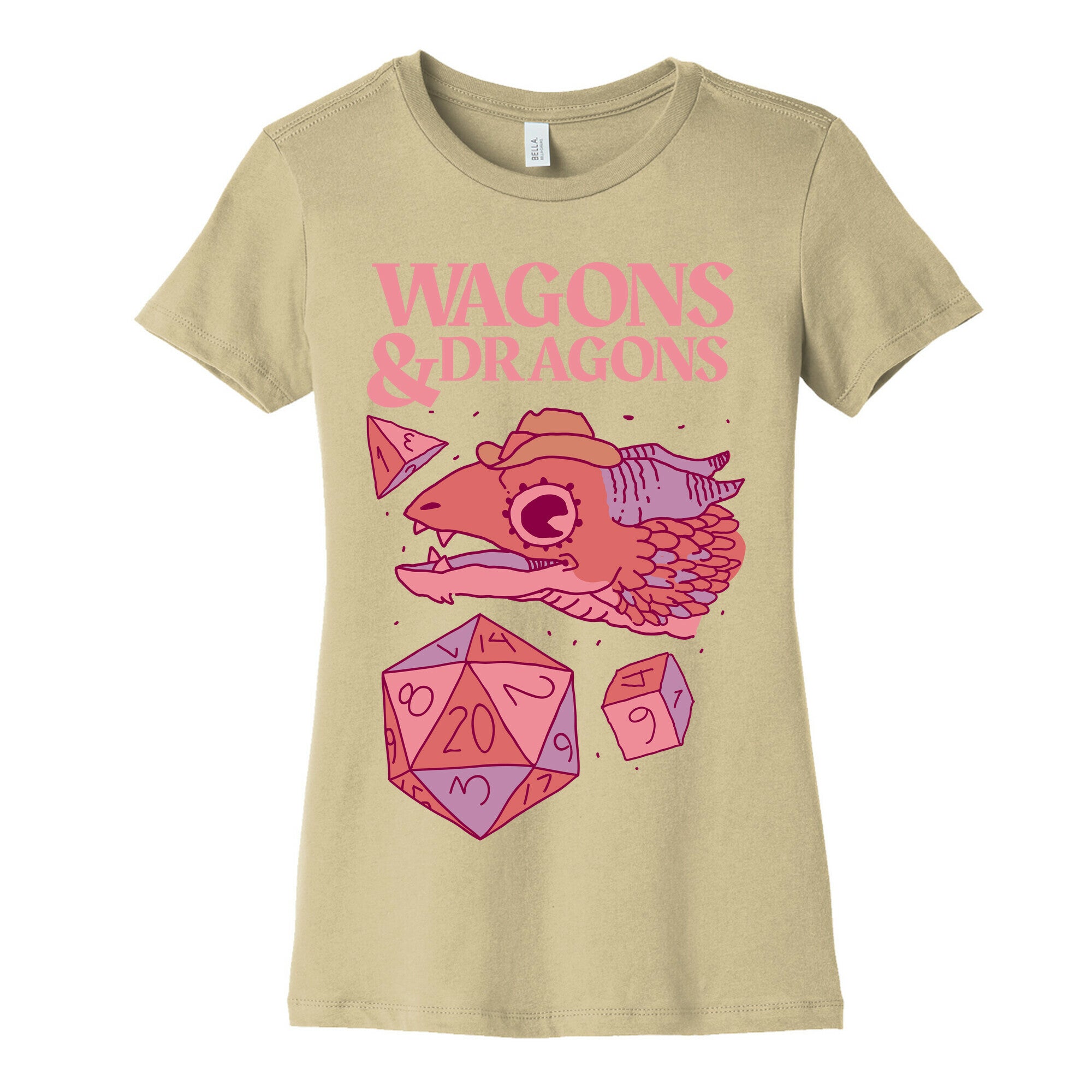 Wagons & Dragons Women's Cotton Tee