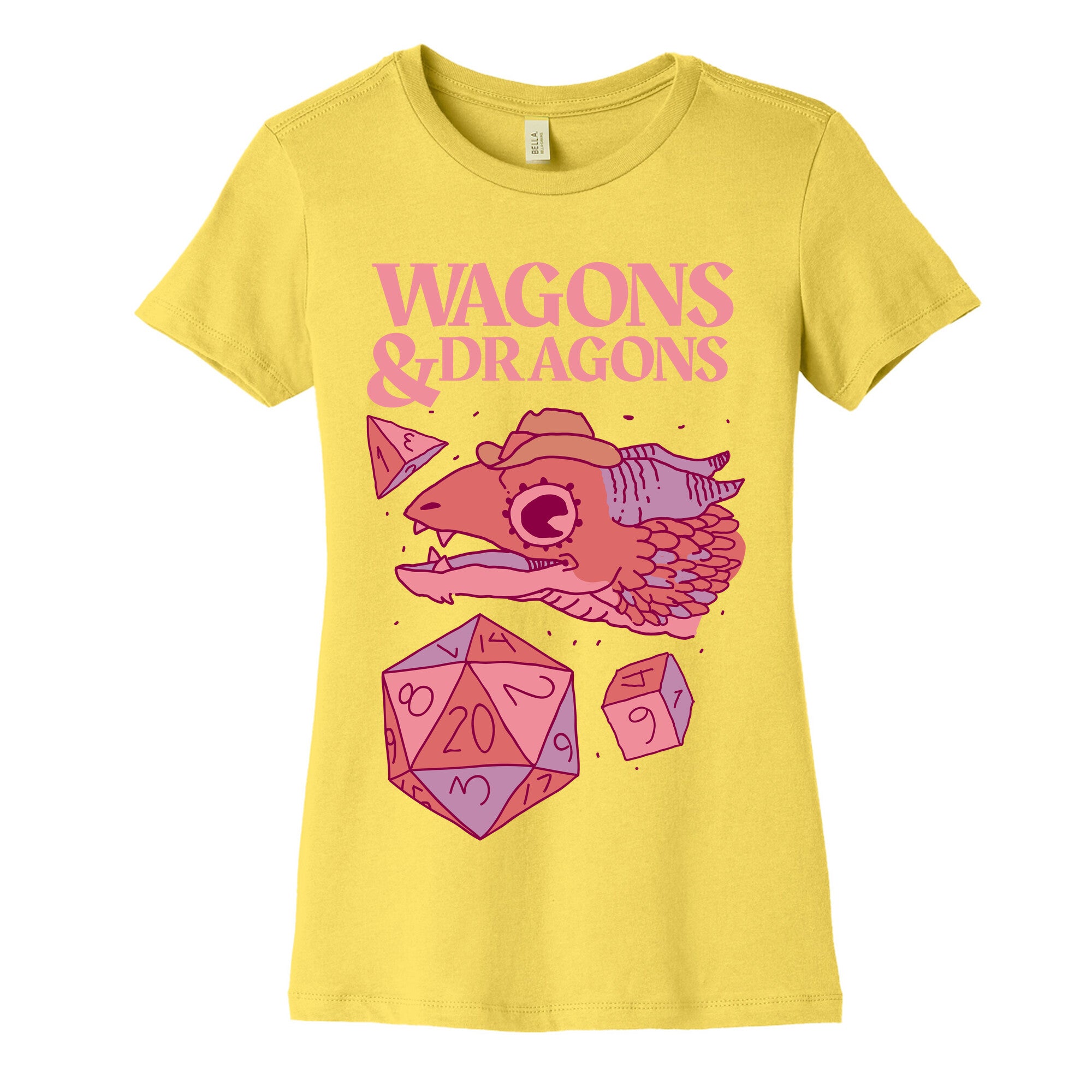 Wagons & Dragons Women's Cotton Tee