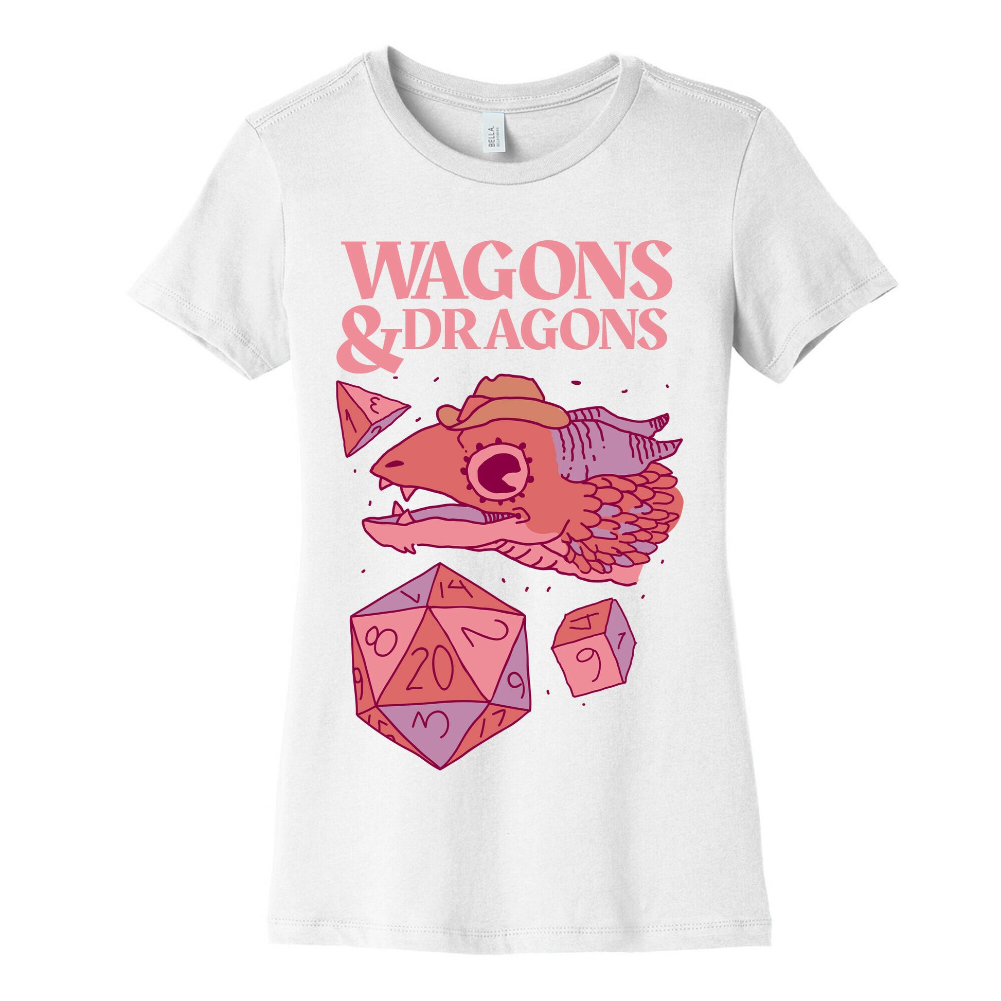 Wagons & Dragons Women's Cotton Tee