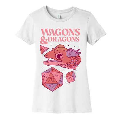 Wagons & Dragons Women's Cotton Tee