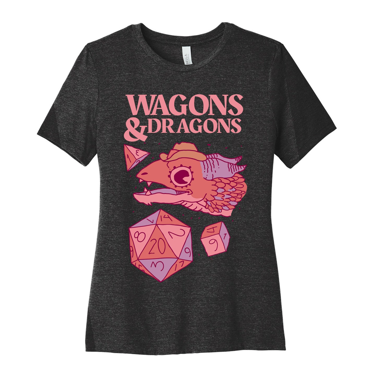Wagons & Dragons Women's Cotton Tee
