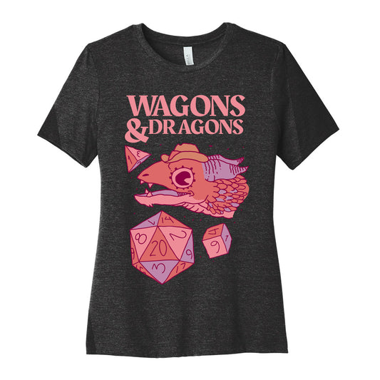 Wagons & Dragons Women's Cotton Tee